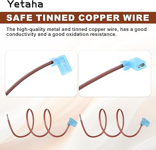 Miniatura 9 de Yetaha Paquete de 10 piezas de repuesto para calentador de agua para autocaravana Atwood 93866, piezas de fusible térmico para calentadores de agua