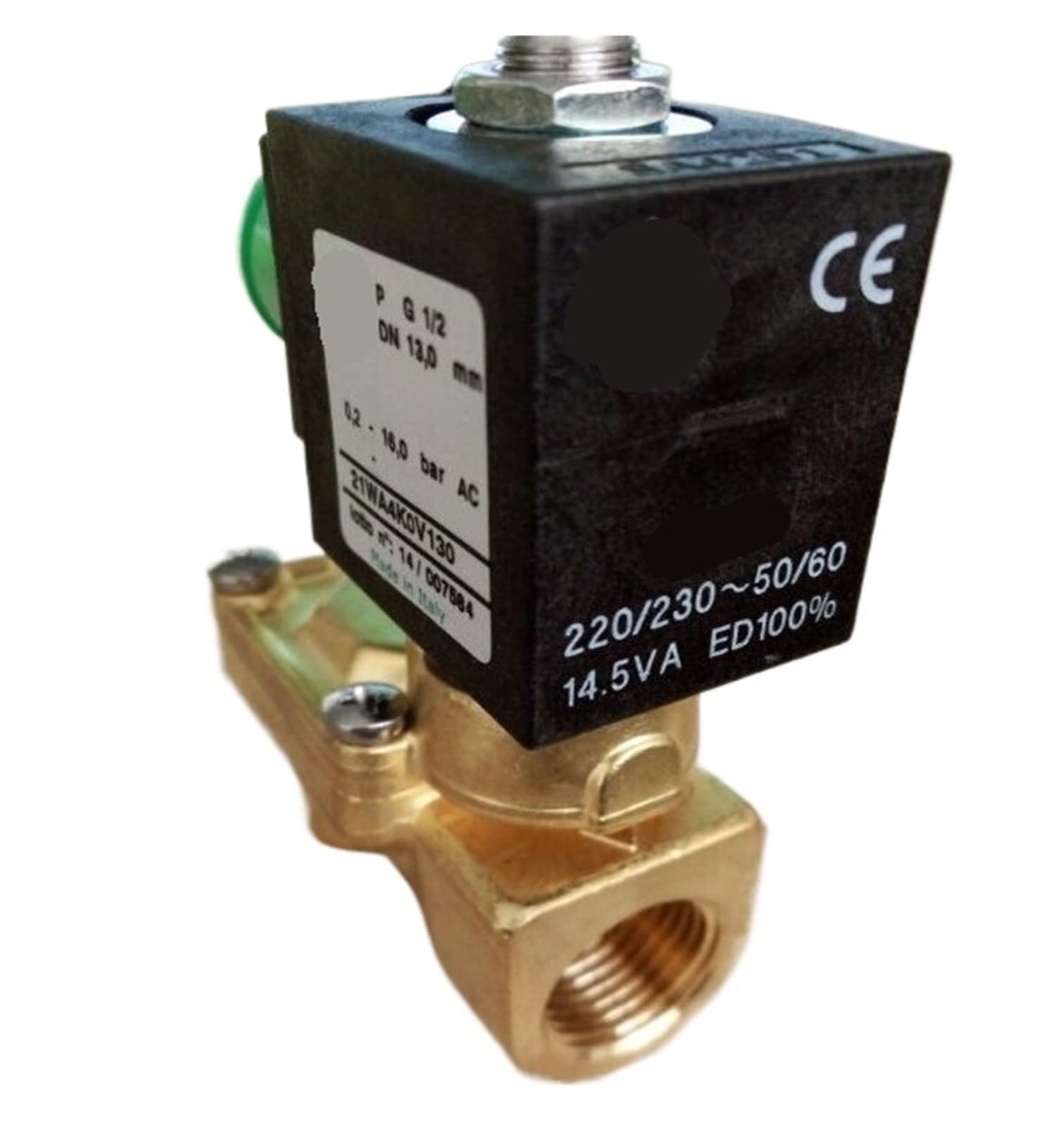 Électrovanne 21WA4k0v130 électrovanne membrane action directe eau gaz air