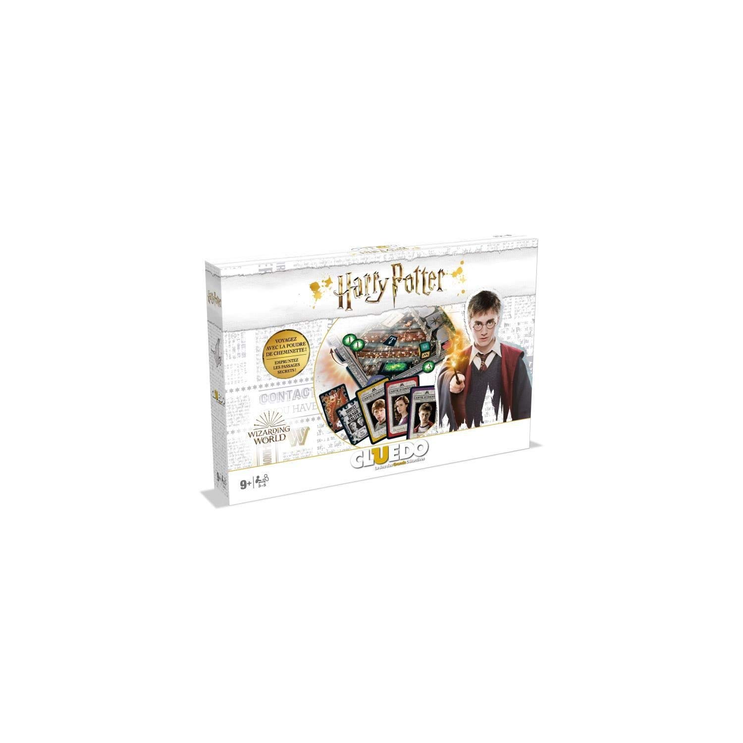 Winning Moves - Cluedo Harry POTTER - Jeu de société - Jeu de Plateau - A partir de 9 ans - 2 à 5 joueurs - Version française
