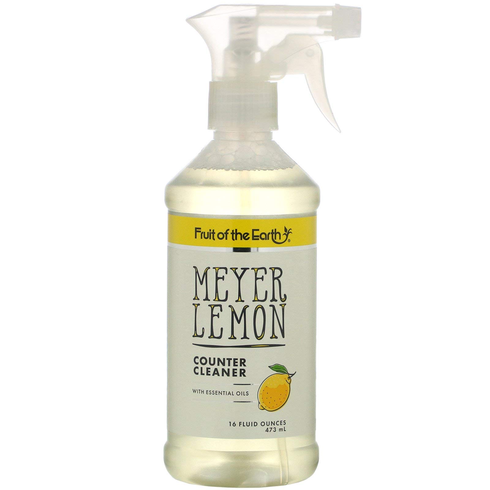 Fruit of the Earth Meyer Lemon Counter Cleaner 16 fl oz 473 ml