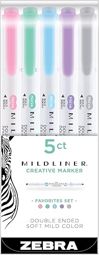 Zebra Pen Zebra HIGHLITER 5PK TOPSELLERS