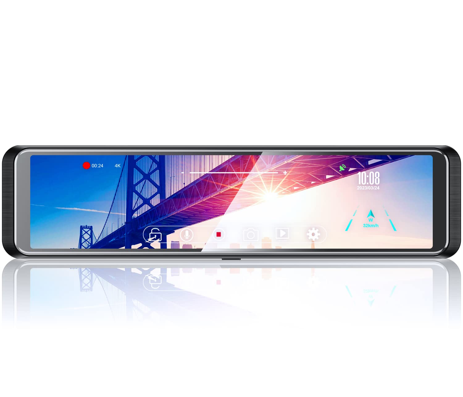 Amazon.co.jp: Qiupale 4K画質 11インチ大画面 ドラレコ ミラー