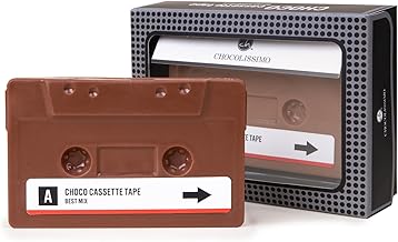 ChocoKassette - Milk Milk Chocolate Music Cassette | Gift | Chocolate | Birthday | Birthday Gift | Man | Woman | Children | Boy | Girl | Retro | Funny Gift Idea