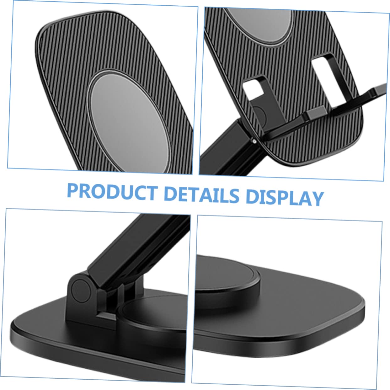 Gatuida 2pezzi Supporto Per Telefono e Tablet Da Scrivania Da Girevole Design Compatto e Portatile Per Ufficio e Studio