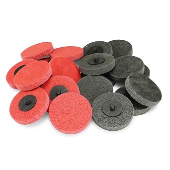 BHA Surface Preparation Quick Change Discs, 3 Inch - 10 Pack Grey Ultra Fine