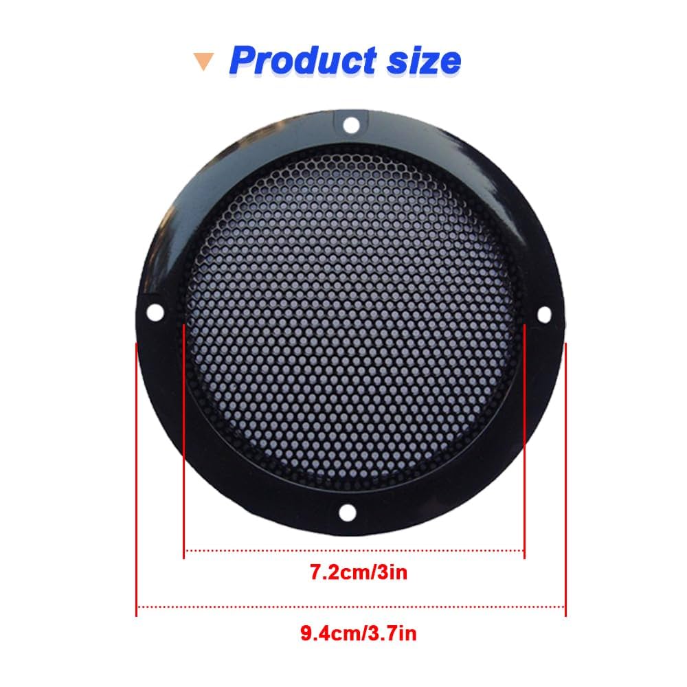 Amazon.co.jp: Xiatiaosann 3インチ スピーカーグリルカバー、冷