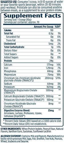 Vista 39 de VMI Sports ProtoLyte Proteína aislada de suero en polvo Proteína de suero baja en calorías en polvo para perder peso Proteína en polvo