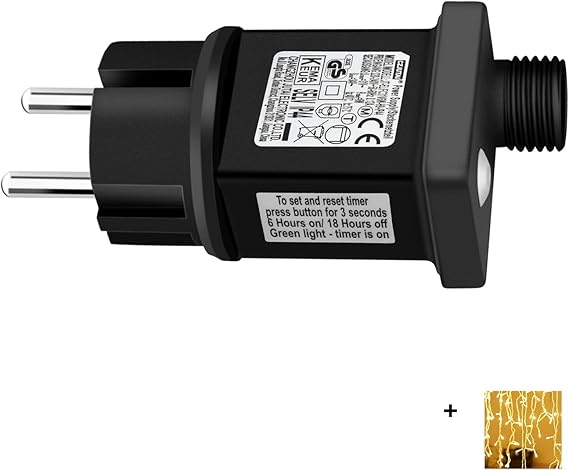 Trasformatore Per Luci Di Natale - 31V 6W, Timer, 8 Modalità, IP44, Per Decorazioni LED - Foto 9