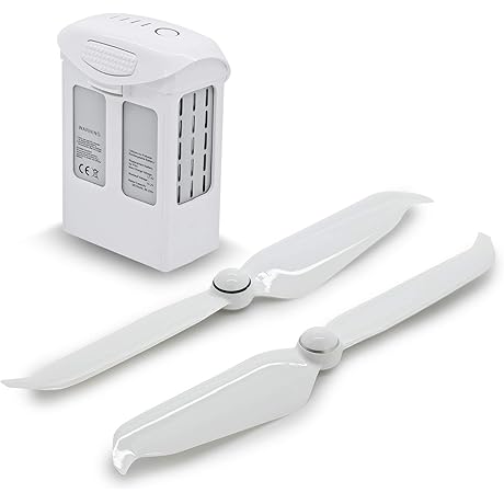 Extended Capacity Intelligent Flight Battery 5870mAh + 9455S Propellers for Phantom 4 Series Drones