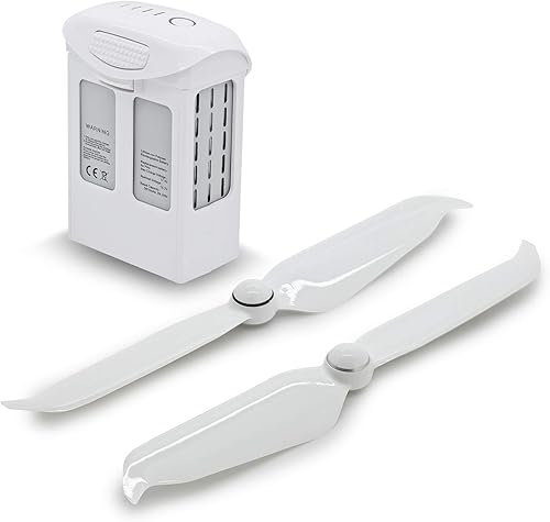 Miniatura 6 de 2 pares de hélices ExpertPower 9455S para drones DJI Phantom serie 4  Hoja autoapretable, de bajo ruido, liberación rápida (4 piezas)