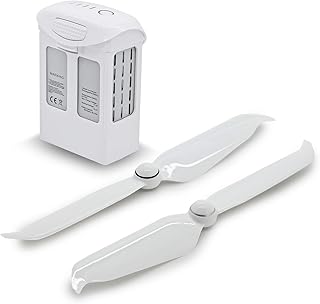 ExpertPower High Capacity (15.2V 5870mAh) Intelligent Flight Replacement Battery Plus one Pair 9455S propellers Combo for DJI Phantom 4, Phantom 4 Pro, Phantom 4 Pro V2.0, Phantom 4 Advanced