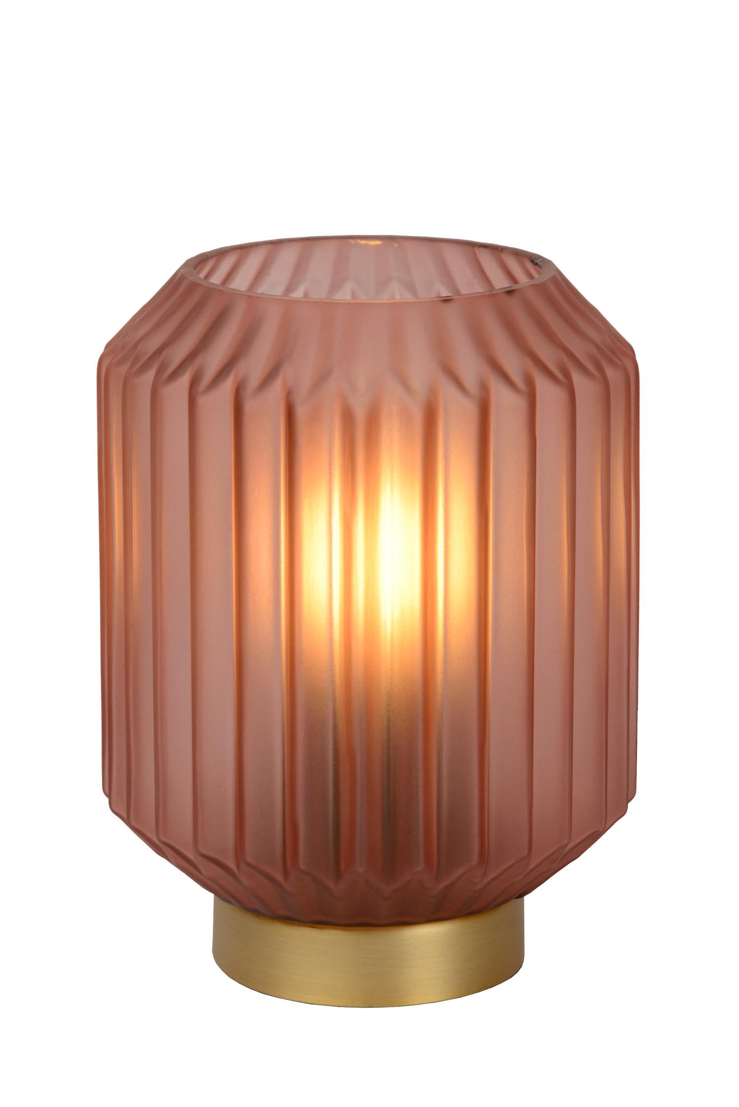 LUCIDE SUENO - Lampe de table - Ø 13 cm - 1xE14 - Rose