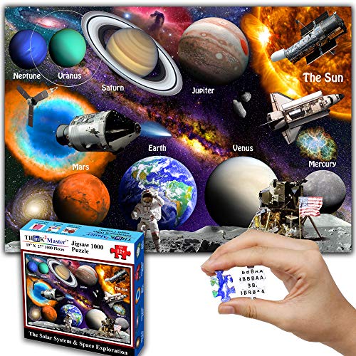 Think2Master Solar System & Space Exploration 1000 Pieces Jigsaw Puzzle for...