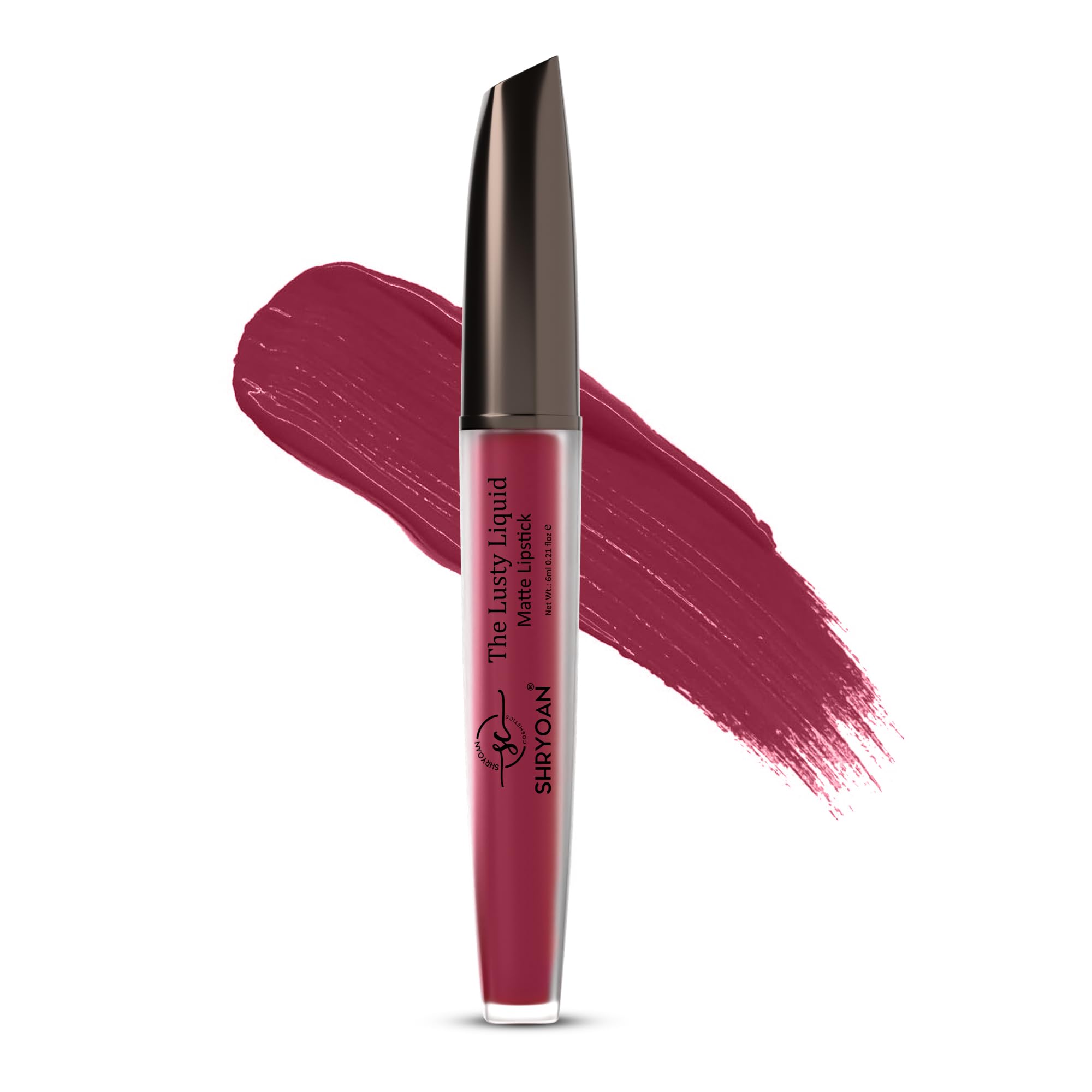 Shryoan The Lusty Liquid Matte Lipstick | Creamy Matte | Waterproof | 6 ml (Shade-09)-image-44