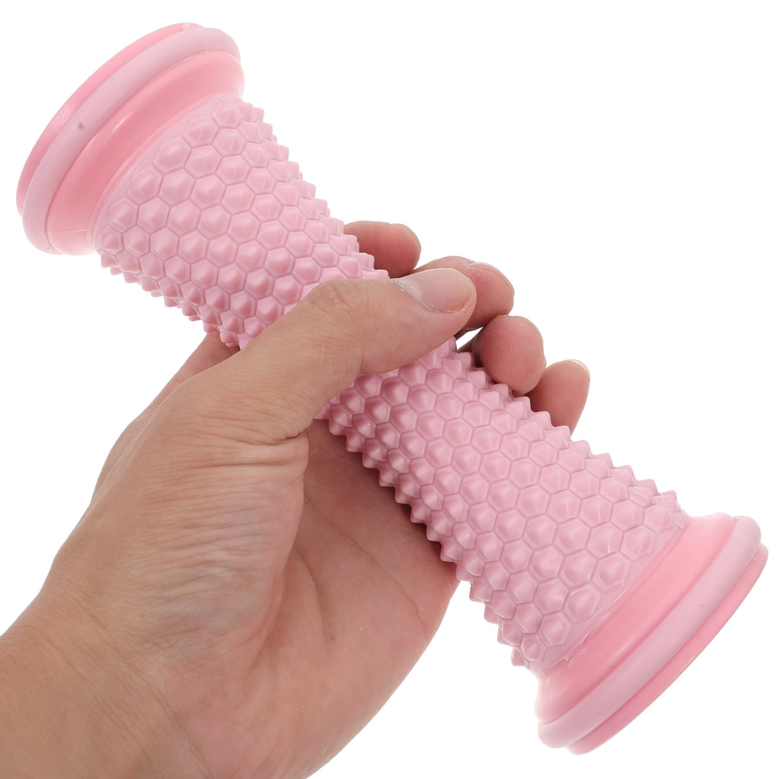 2 Stück Fußmassagegerät Rosa aus Tpr und Pvc, Manuelle Rollmassage | Fußsohlenmassage, Tragbares Design, zur Unterstützung der Durchblutung, für Yoga Übungen
