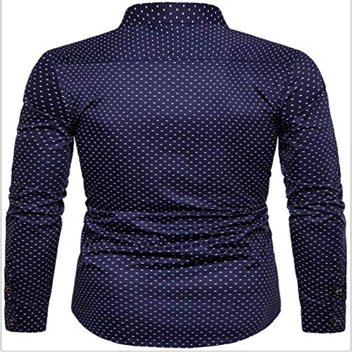 Huntrly Camicia a Maniche Lunghe da Uomo Camicia a...