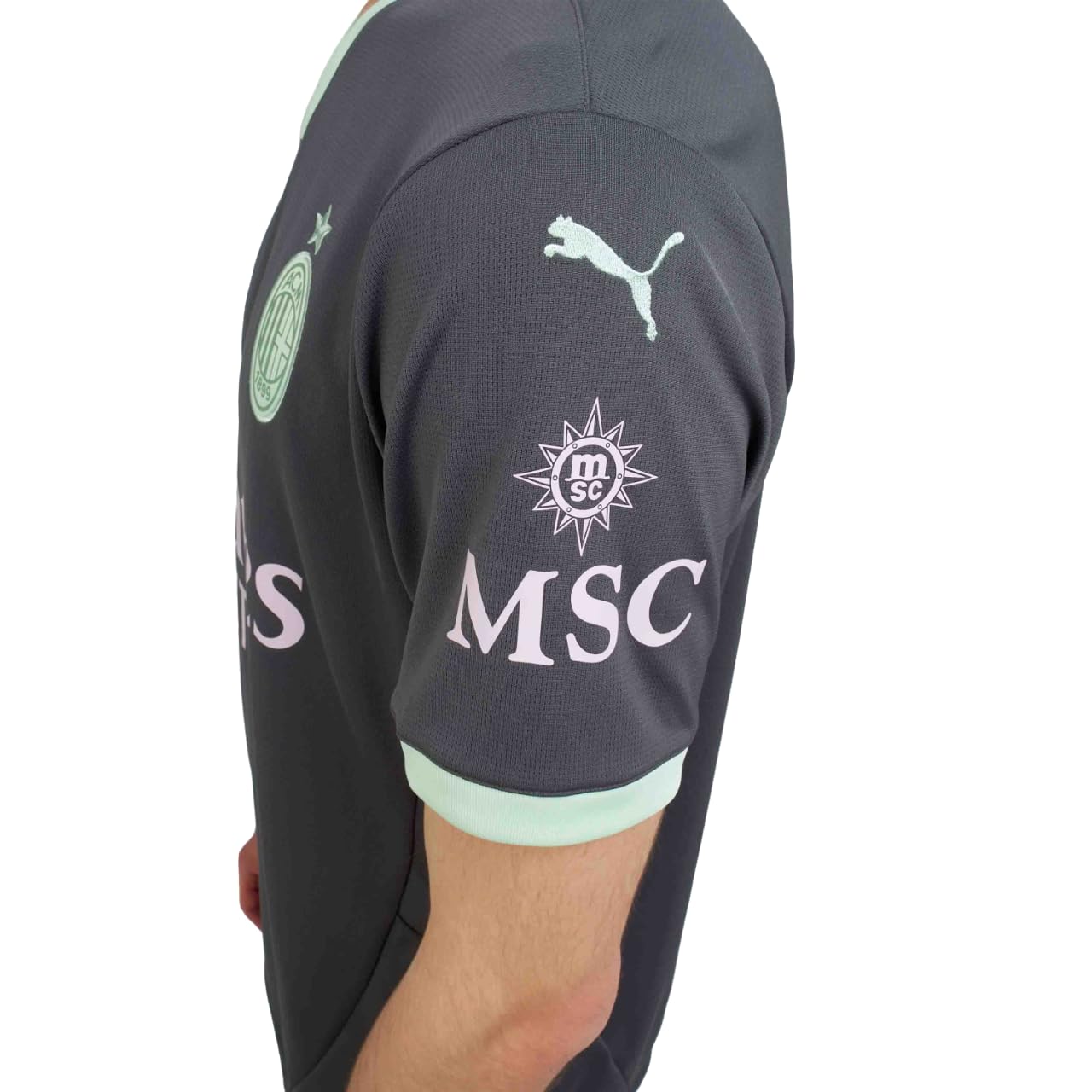 AC Milan Maglia Gara Calcio, Stagione 2024/25, Unisex, Third, L