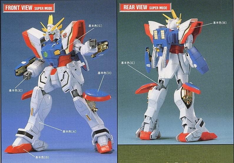BANDAI Hobby Shining Gundam Action Figure (1/60 Scale)