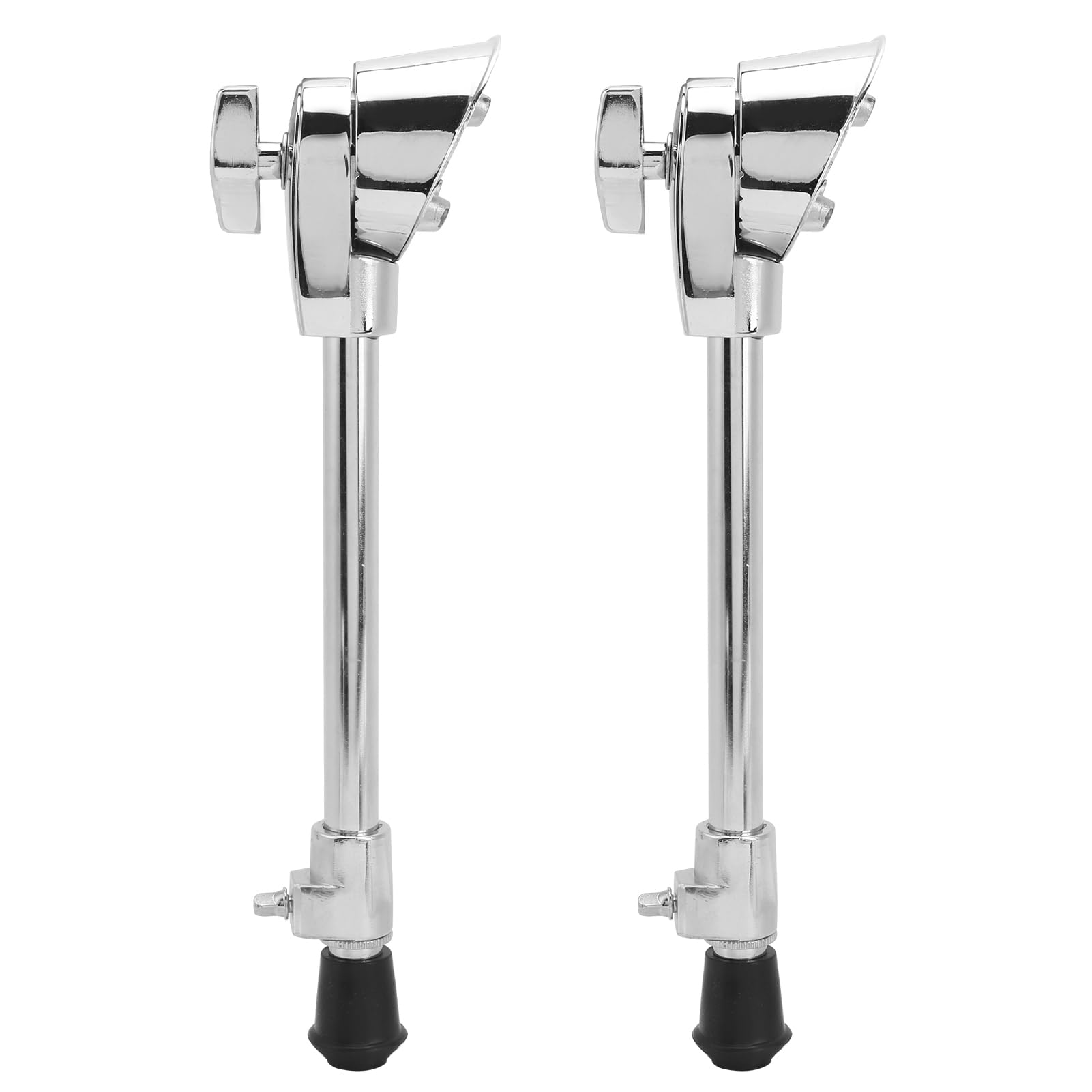 Pata de bombo con soporte fijo, Soporte de batería para instrumento de percus, Soporte de kit de batería y zinc, Pata de tambor de altura para batería de jazz y bombo,