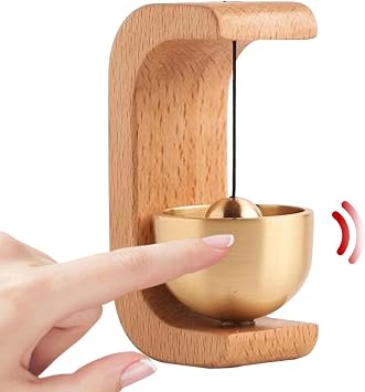 Shopkeepers Bell for Door Opening, Door Bell Chime Magnetic Door Chime, Small Doorbell for Refrigerator, Home Garden Windchime, Hanging Bells for Home Office Store Door Entry Alert Chime and Decor