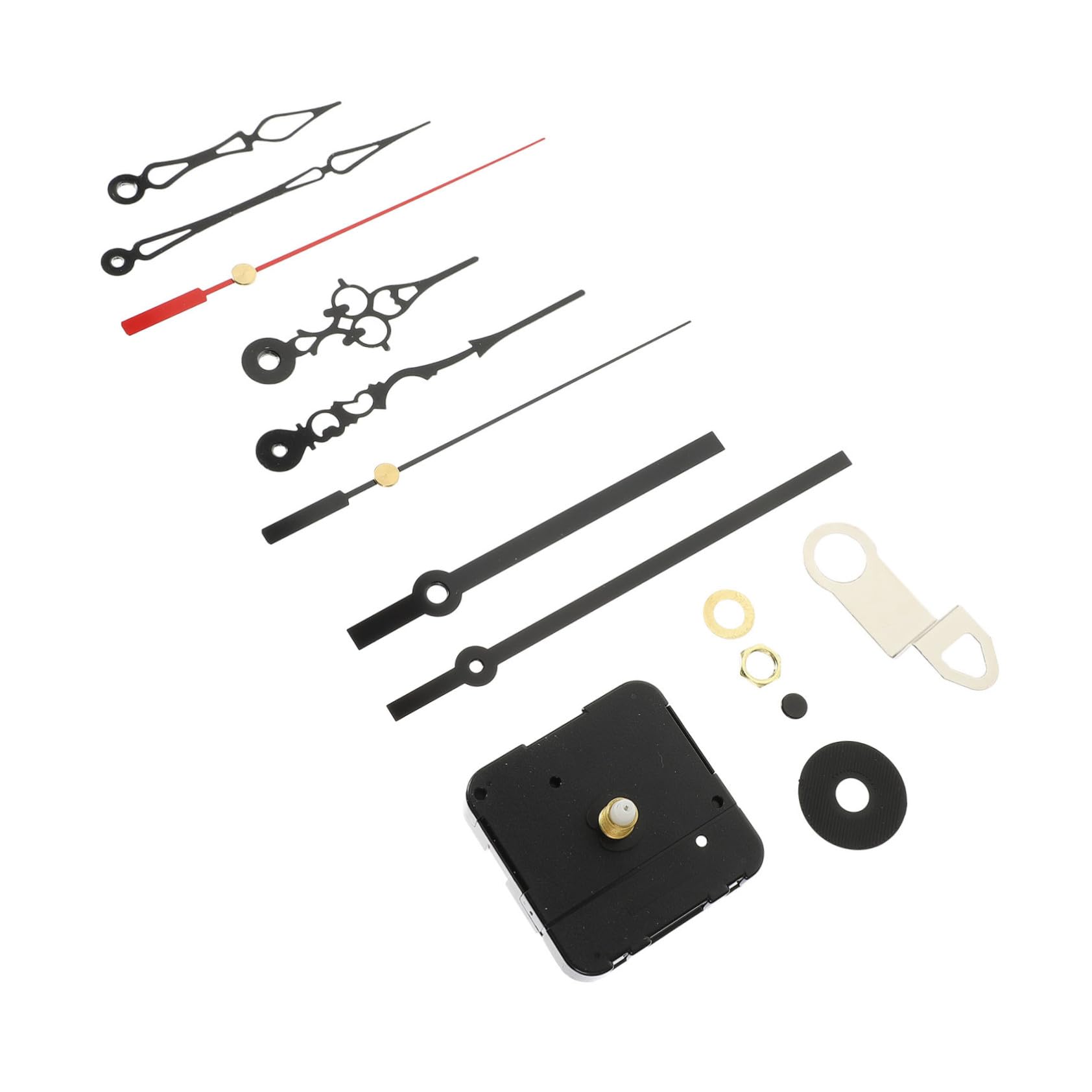HOMSFOU 3sätze Uhrwerk Set Mit Metallzeigern Hochpräzise Quartz-uhrwerke Für Wanduhr Geeignet Für Verschiedene Anwendungen Zuhause Und Büro Installieren Und Langlebig