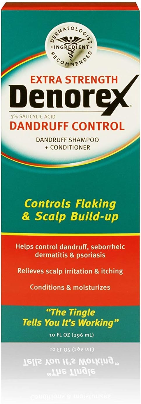 Denorex Extra Strength Dandruff Shampoo + Conditioner 10 oz (Pack Of 3)