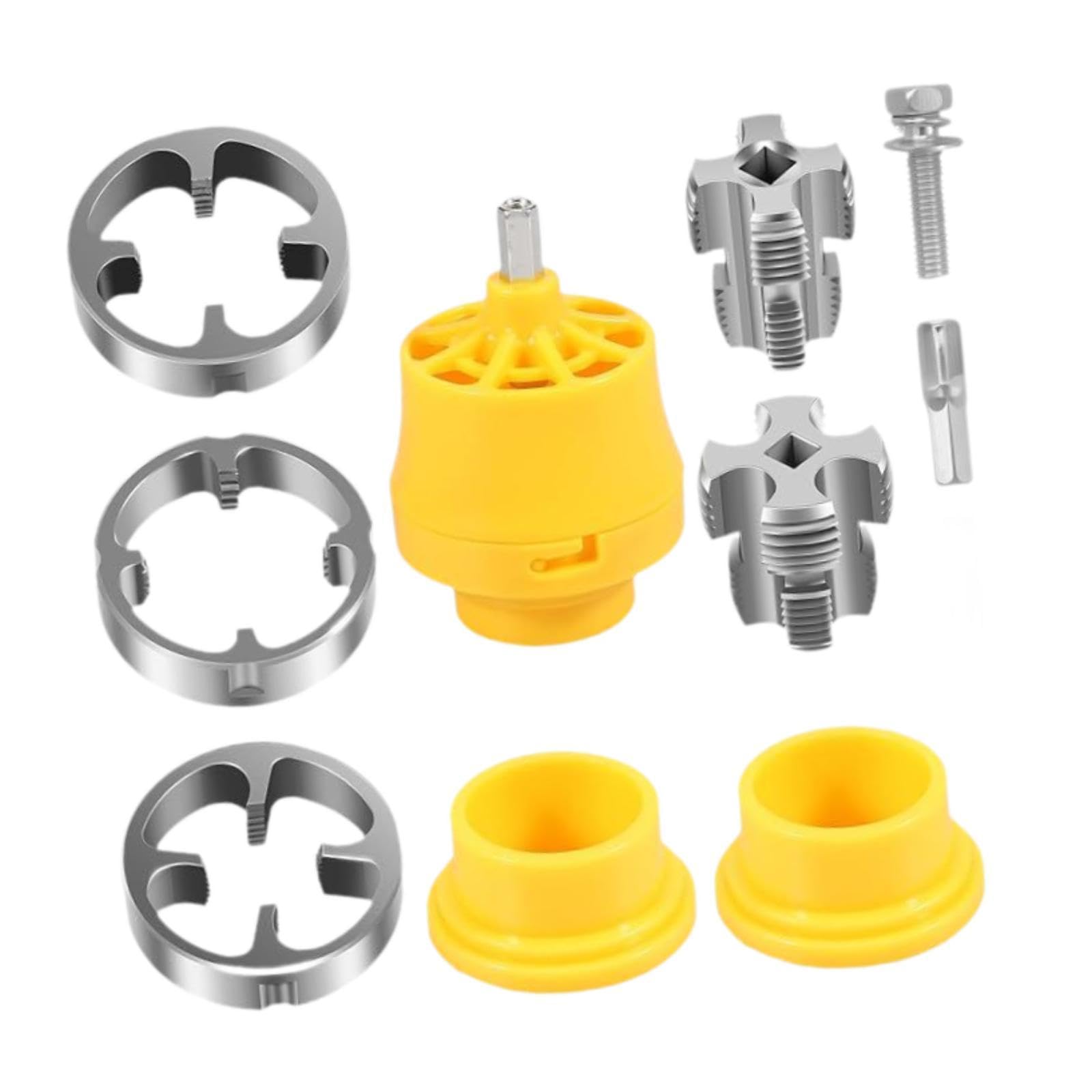 Outil PVC thread maker haute efficacité kit taraudage 3 matrices