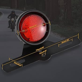 Aazon.co: WTZOTO Otorcycle Tail Light Brake Lights -12V Otorbike