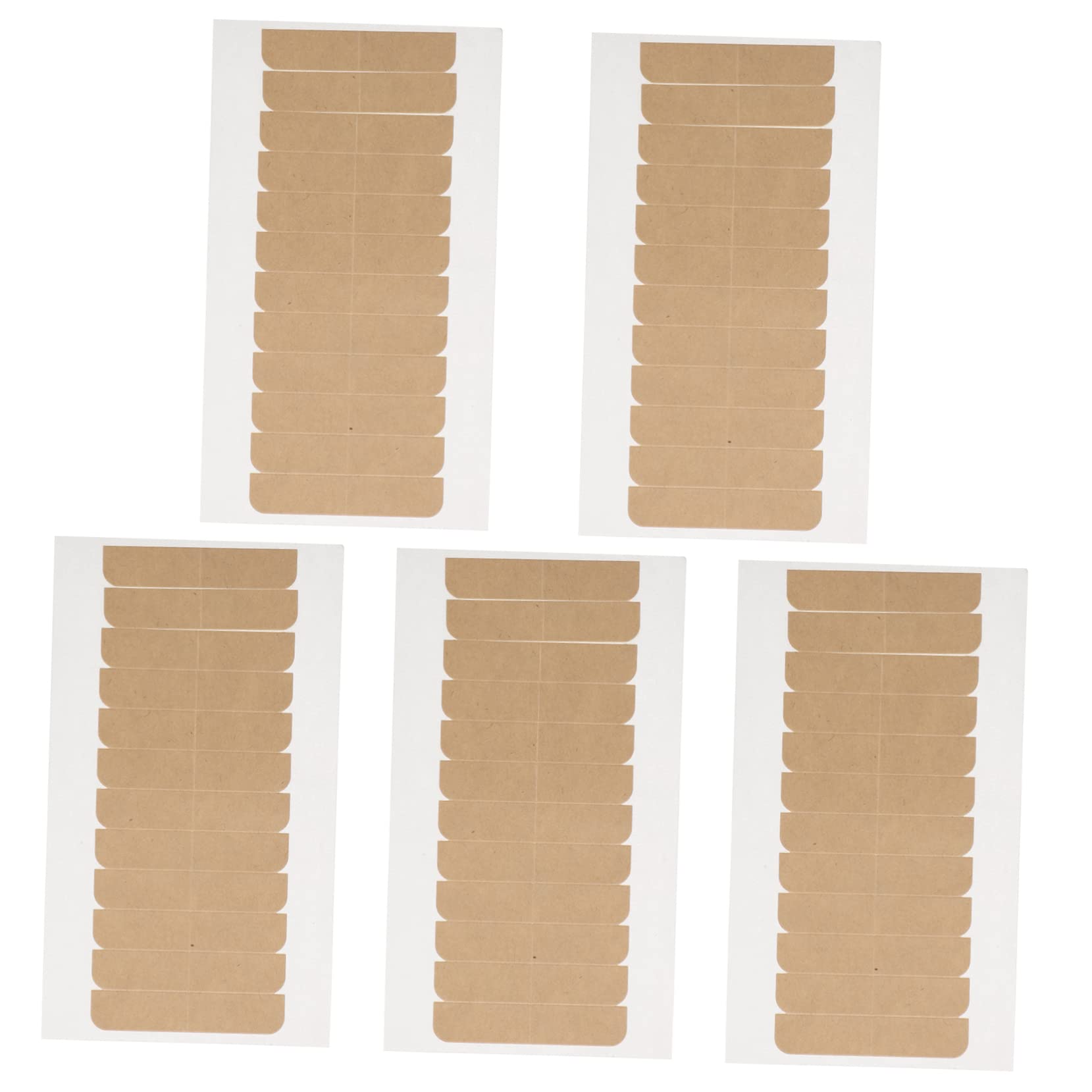 Didiseaon Tape for Hair Extensions 5 Sheets of Double Sided Tape Band Hair Extension Sticker Hair Extension Supplies