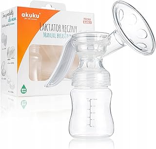 AKUKU LAKTATOR RĘCZNY ODCIĄGACZ POKARMU + BUTELKA