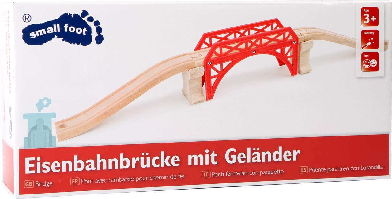 Small Foot 10270 Railway Bridge with Railing Trainible