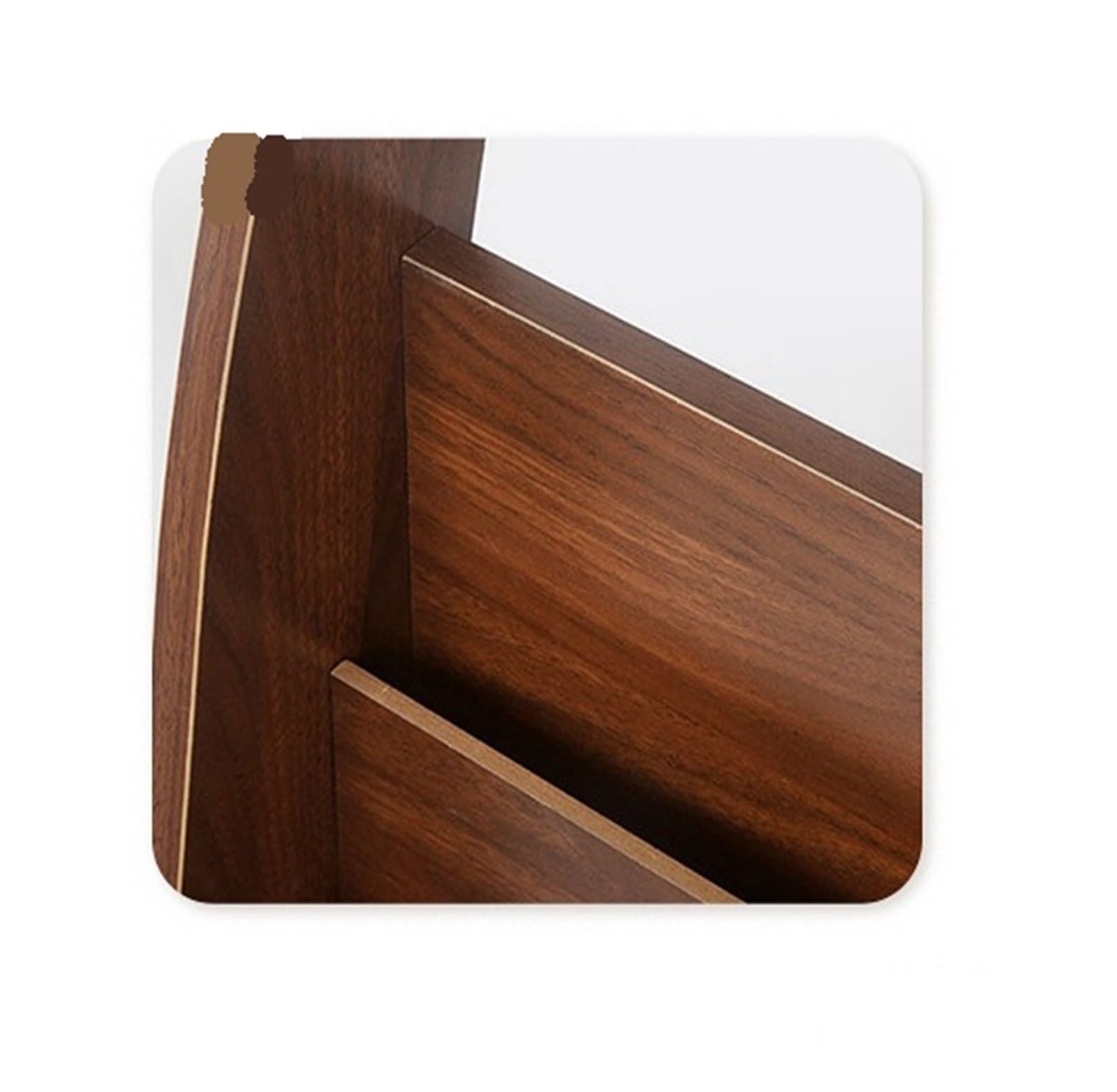 Brochure sur Pied for Porte-revues en Bois à 3 Couches Porte Revue
