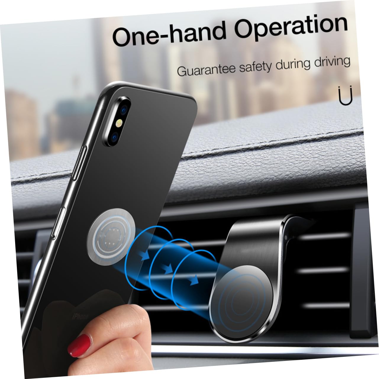 BESTonZON 3pezzi Per Smartphone Auto Per Clip Per Design e Facile Usare Compatibile Cellulari