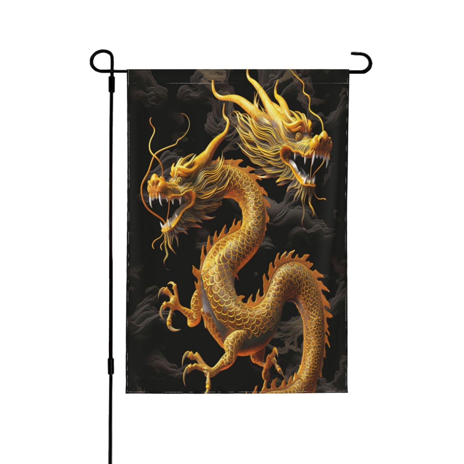Drapeau de maison dragon jaune pour sublimer votre porche et terrasse
