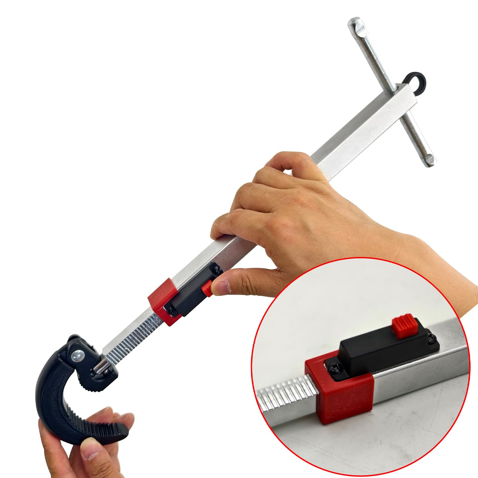 SENECESLI Clé de Lavabo Réglable, Extracteur de Robinet D'évier en Acier Cr V, capacité de Mâchoire de 1,25 à 2,5 Pouces, 0,39 à 1,25, clé de Robinet D'évier Rotative à 180 °