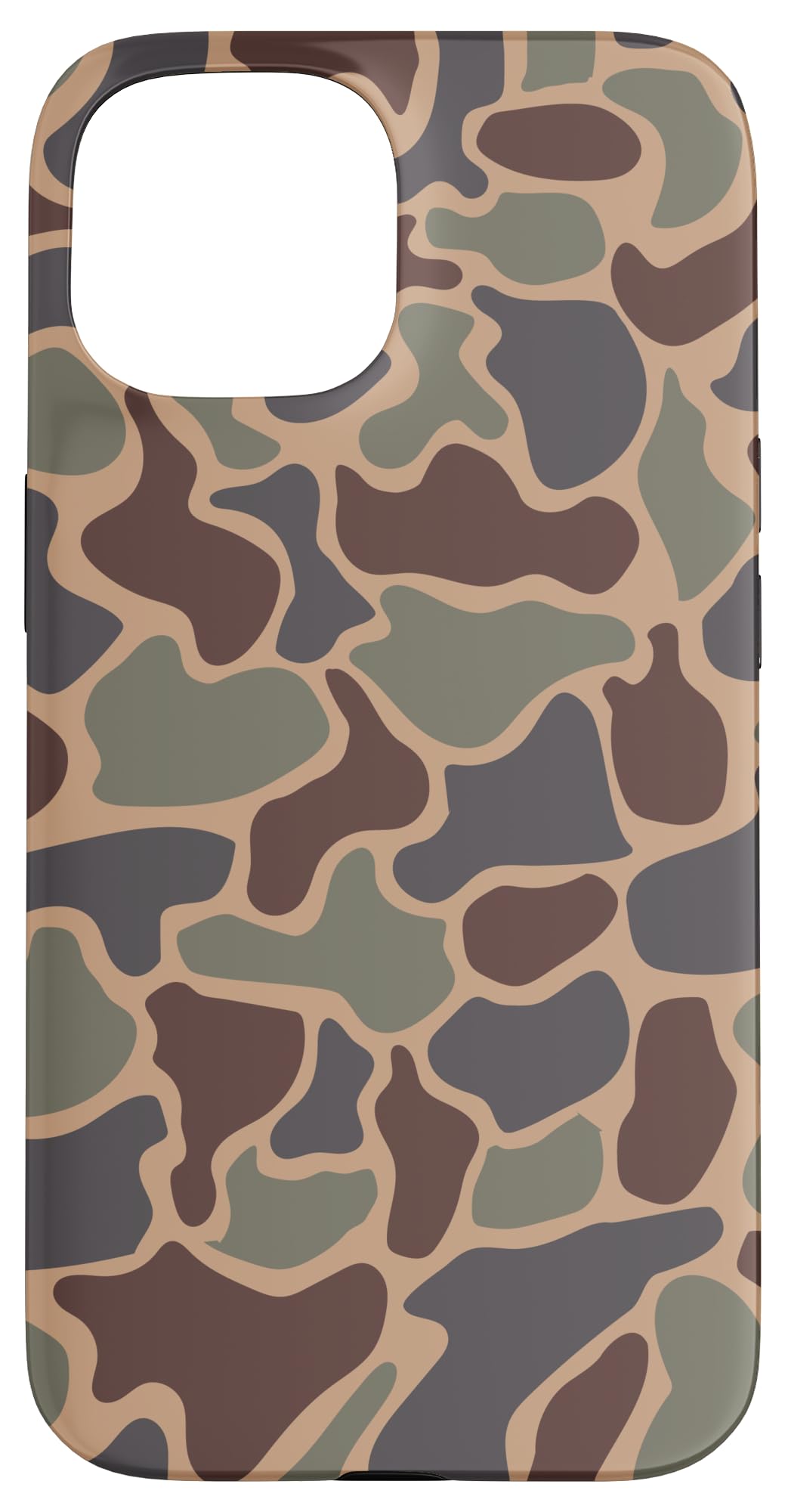 FrogSkin Duck Timber Camo Vintage Camouflage Case Case for iPhone 15