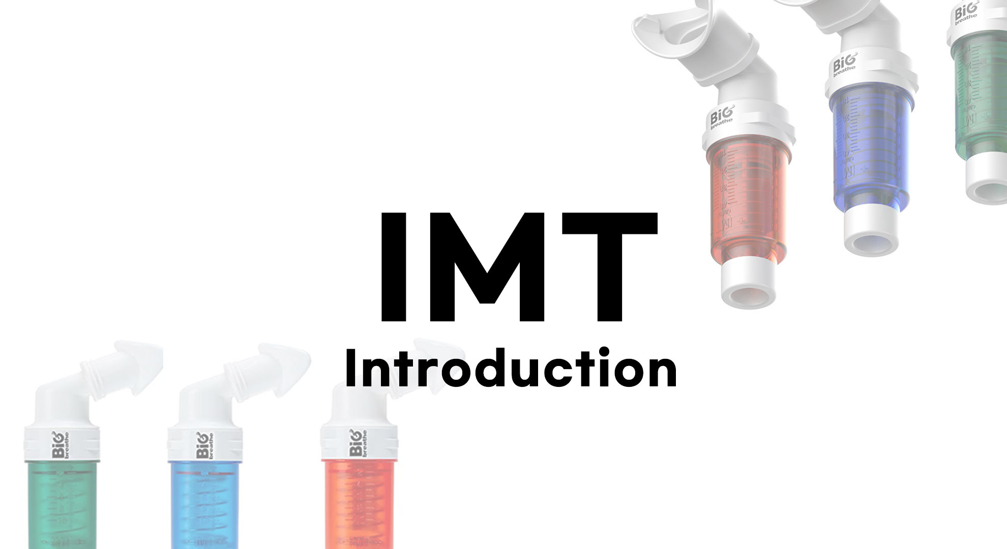 Breathing Trainer Compact IMT MiddleBlue Inspiratory Muscle