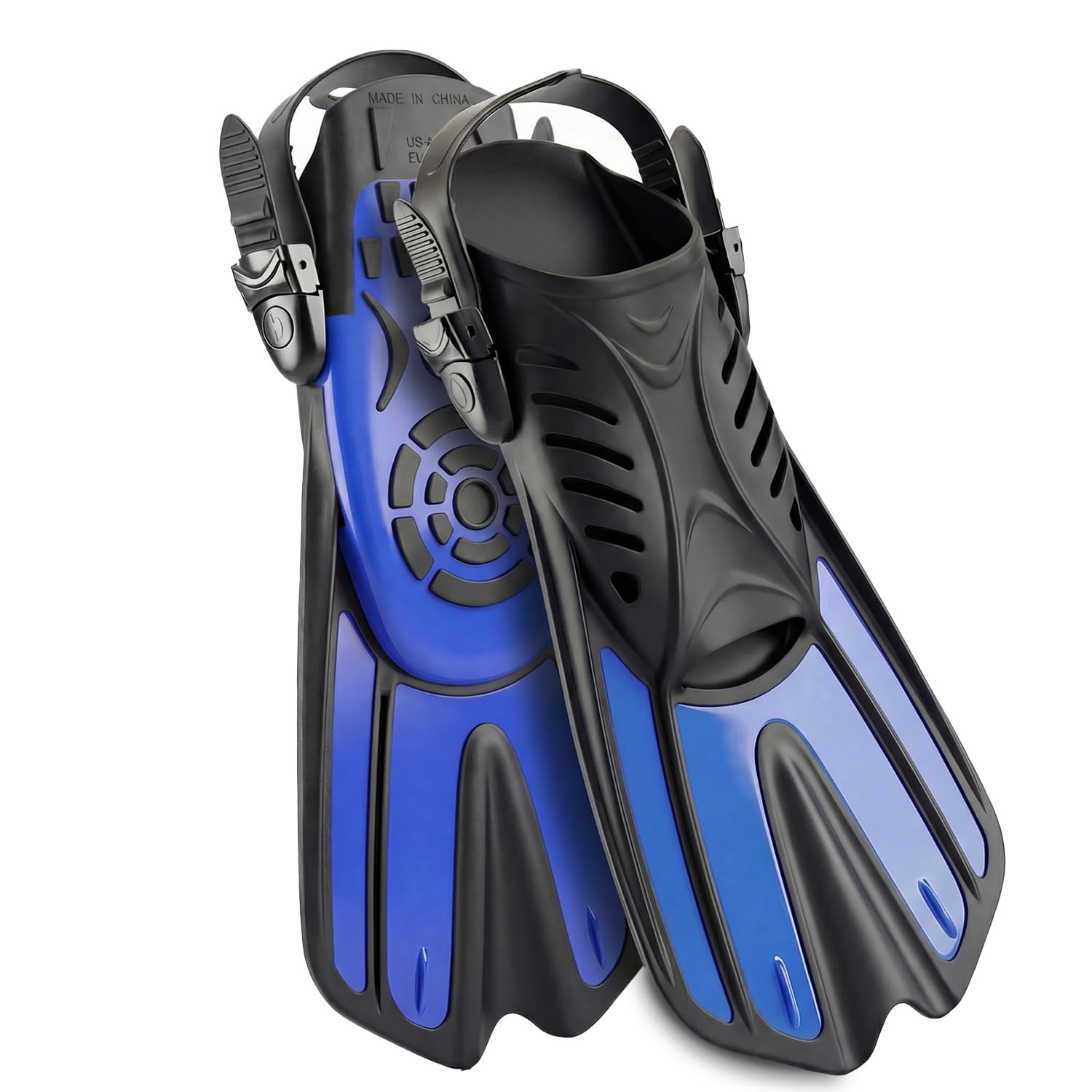Pinne subacquee Attrezzatura da snorkeling per adulti Pinne da snorkeling, pinne da nuoto aperte, regolabili, uomini, donne, bambini, pinne da nuoto
