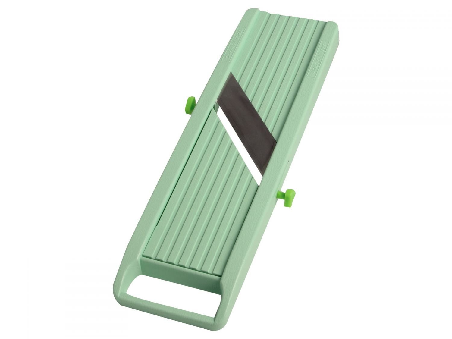 Benriner Mandoline Gemüseschneider Gemüsehobel BN-1 64 mm grün, ohne Auffangbehälter, mit Gravur