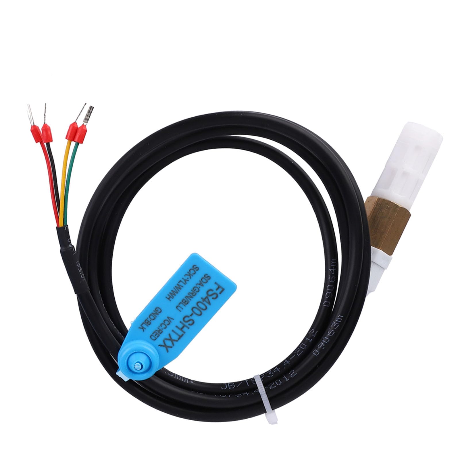 Sonda antipolvere Sensore di umidità digitale della temperatura del suolo FS400-SHT3X Uscita in acciaio inossidabile I2C con guscio in plastica e plastica()