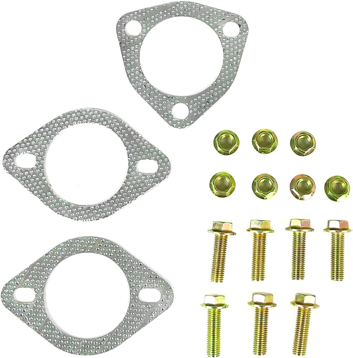 Spec-D Tuning Exhaust Catback System Burnt Rainbow Tip Compatible with 2006-2011 Honda Civic 2Dr