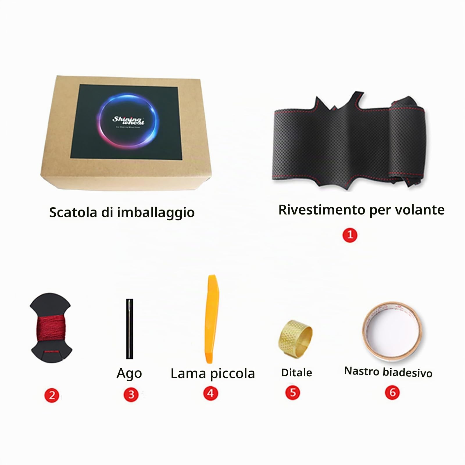 Coprivolante in pelle nera di grano lucido per Nissan Teana Altima 2013-2018 X-Trail Qashqai 2014-2017 Rogue 2014-2016 Pulsar 2015-2018