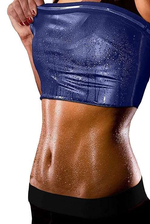 Image of Sweat Shaper Women's Top Sweat Sauna Vest for Women Slimming Hot Sweat Sauna Shirt Workout Weight Loss Body Sweatsuit Exercise Fitness Gym Women Girls.