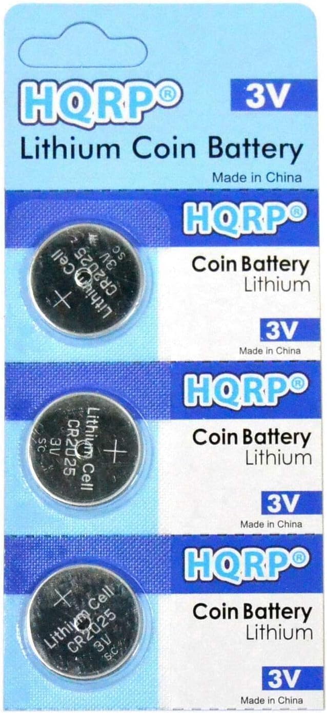 HQRP 3 Pack Lithium Battery Compatible with Samsung 3D Active Shutter Glasses SSG2100AB, SSG 3100GB, SSG2100ZA