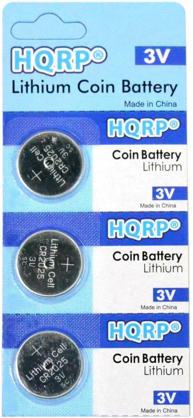HQRP 3 Pack Lithium Battery Compatible with Samsung 3D Active Shutter Glasses SSG2100AB, SSG 3100GB, SSG2100ZA