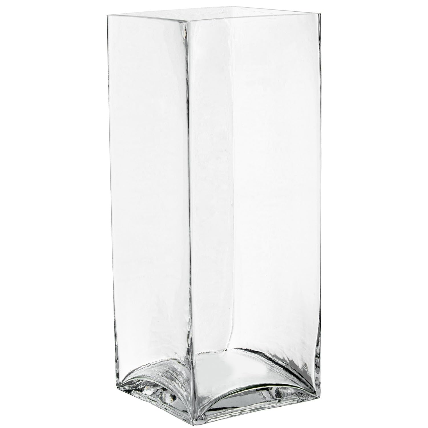Vase en verre transparent haut de gamme DRW 30 cm de hauteur