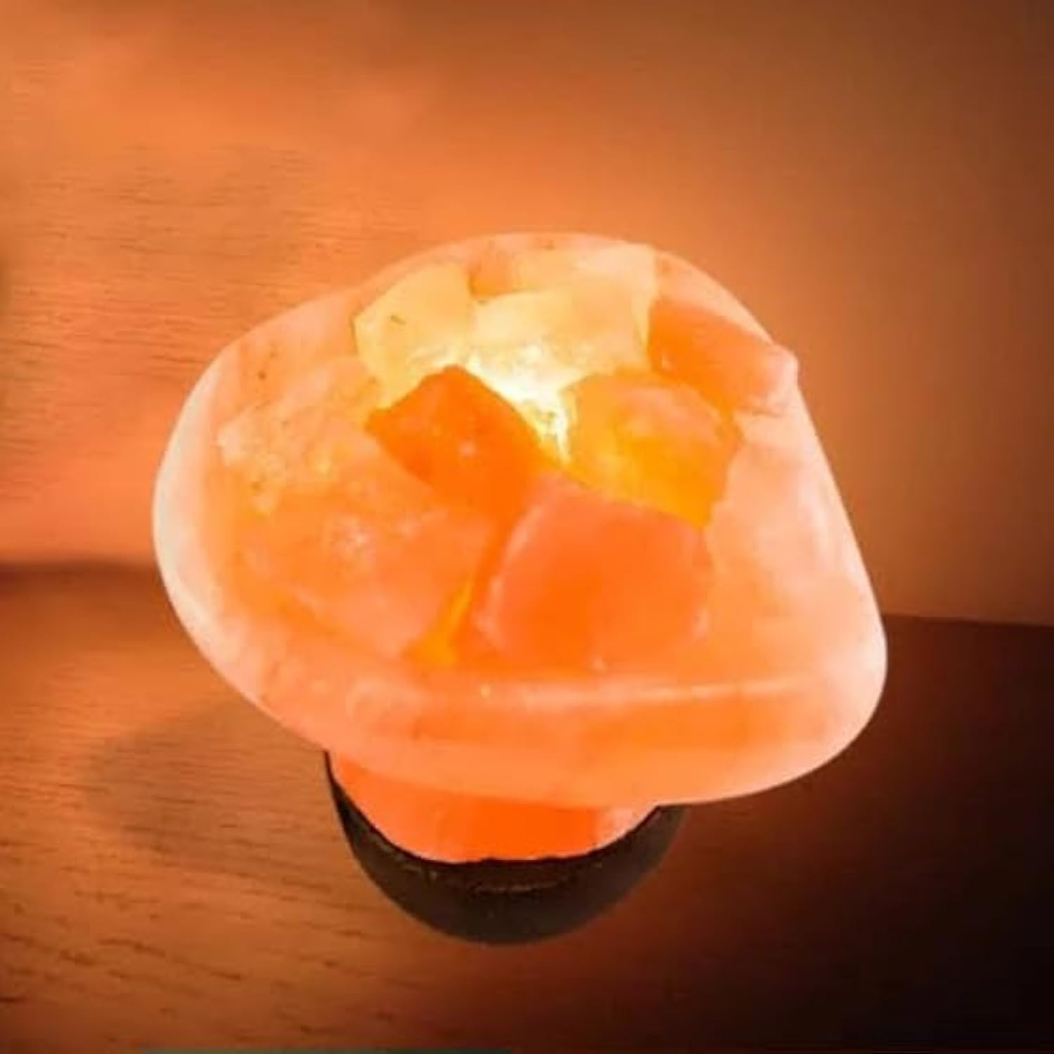Himalayan Salt Lamp Heart Shape Bowl With Chunks
