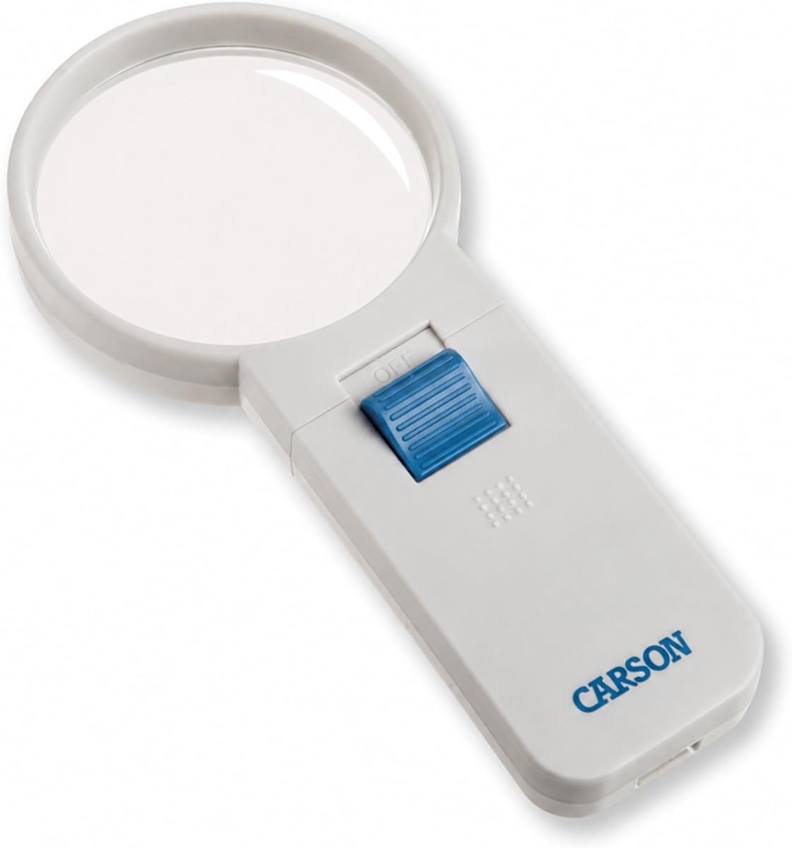 Carson Illuminated LED Lighted 4x Hand Held 3.0'' Aspheric Magnifier (SV-40)