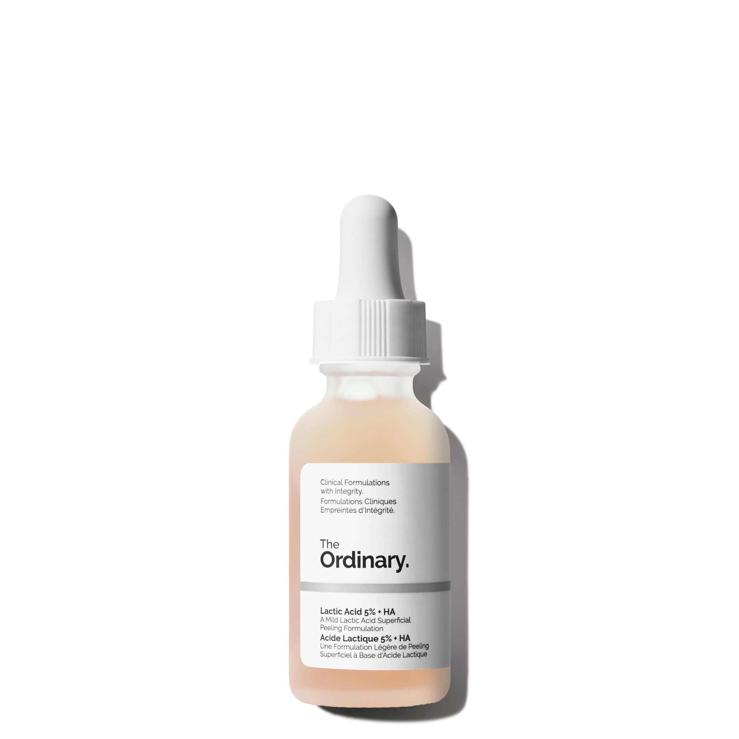 The Ordinary Lactic Acid 5% + Hyaluronic Acid 2%, Gentle Exfoliating Serum for Smoother Skin