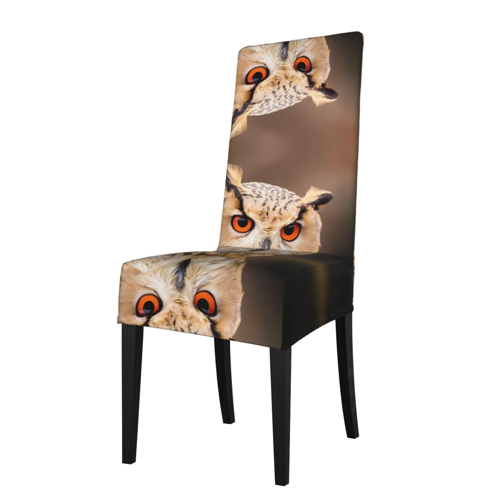 WHJSHOP Purple Prints Protection Cover for Dining Chair – Stretchy & Wrinkle-Resistant Chair Throw Covers for Dining Room, Hotel, and Event Decor